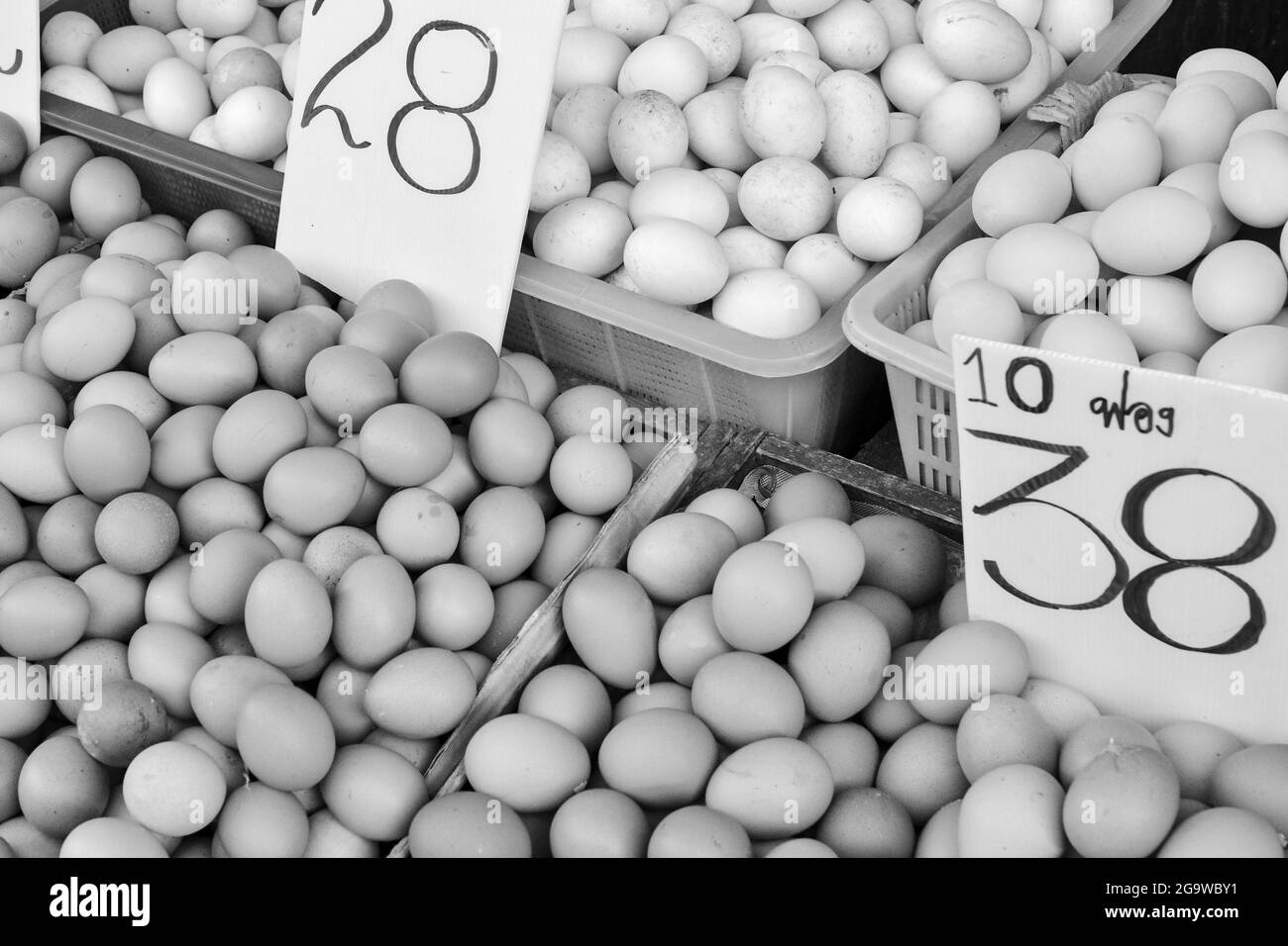 Szenen Auf Dem Bangkok Market. Talad Sod Stockfoto