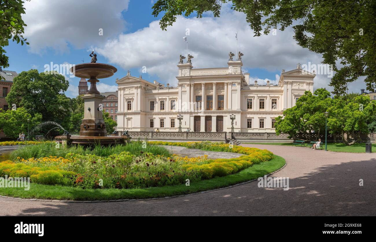 Hauptgebäude der Universität Lund eine der ältesten Universitäten Europas Stockfoto