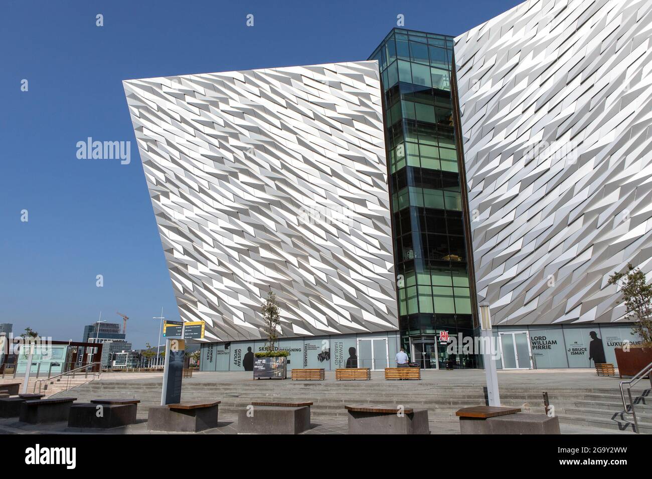 Titanic Museum Belfast Irland Stockfoto