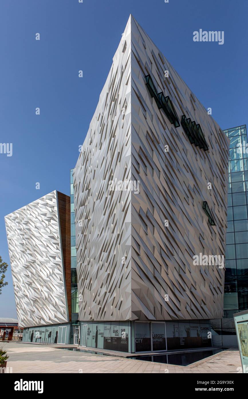 Titanic Museum Belfast Irland Stockfoto