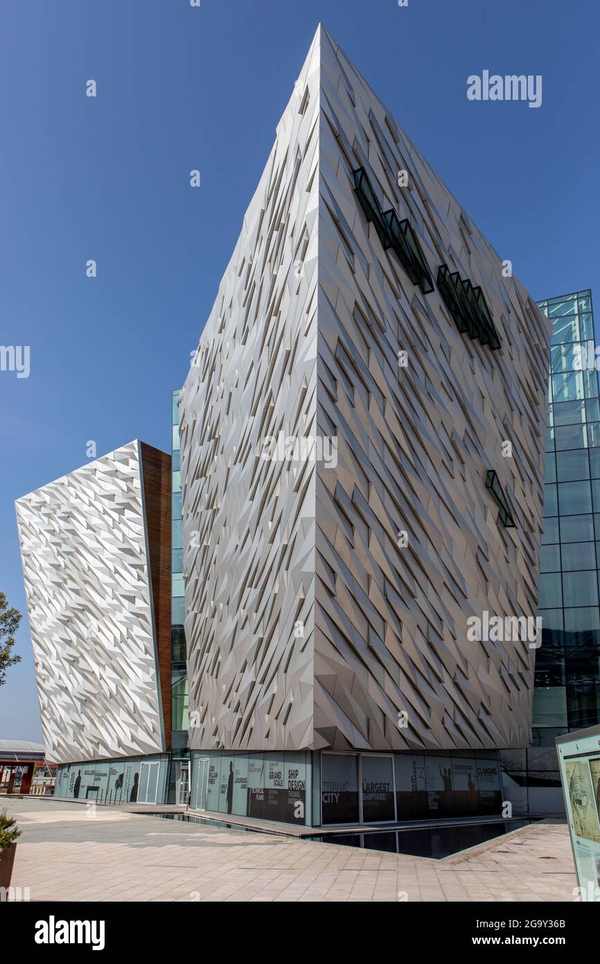 Titanic Museum Belfast Irland Stockfoto