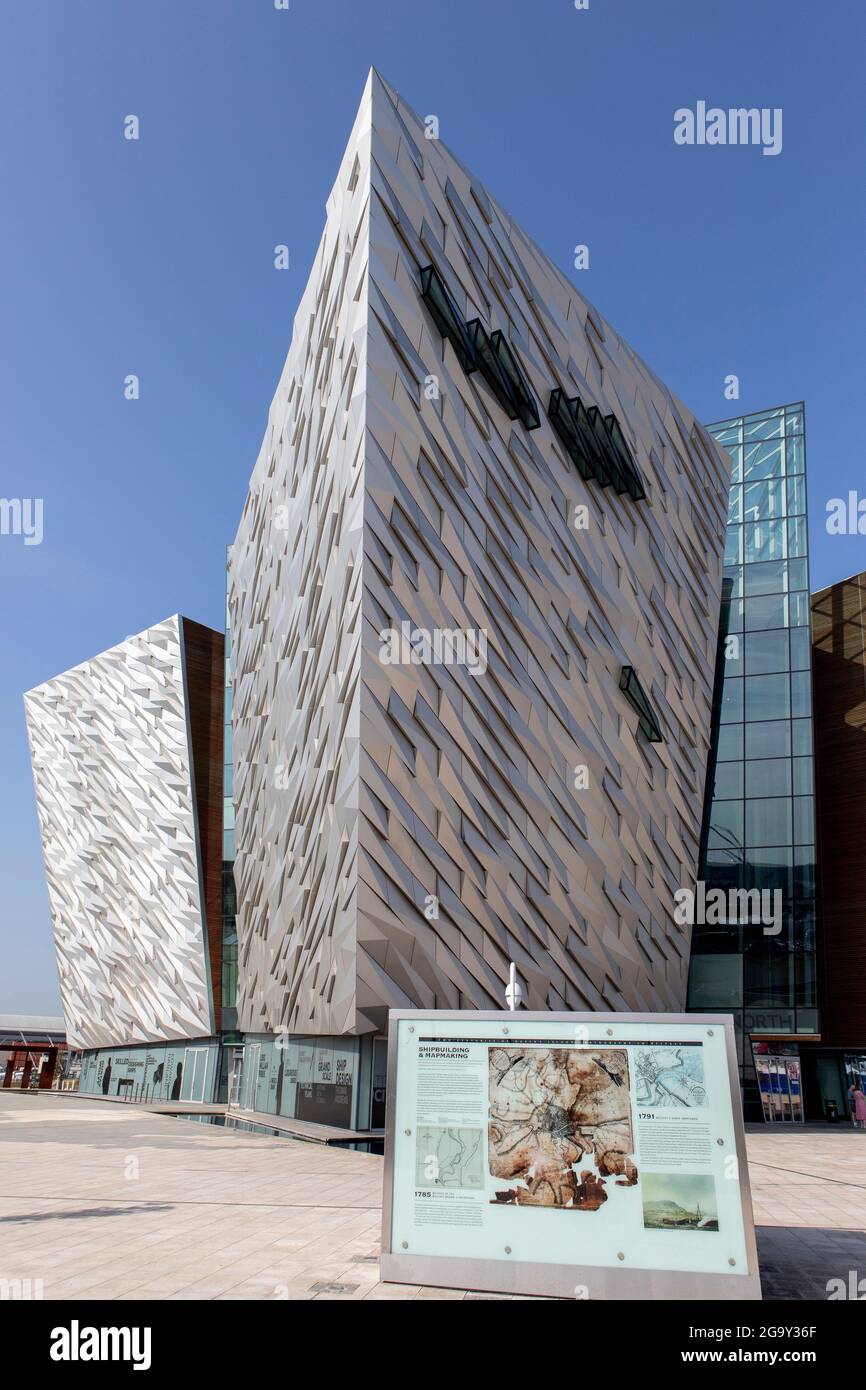 Titanic Museum Belfast Irland Stockfoto
