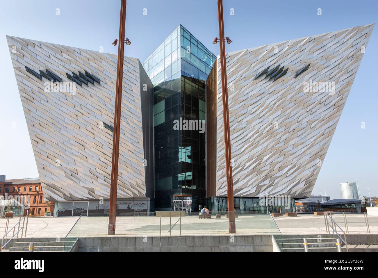 Titanic Museum Belfast Irland Stockfoto