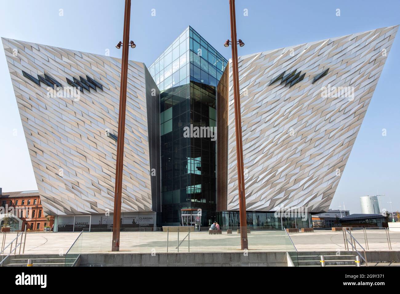 Titanic Museum Belfast Irland Stockfoto