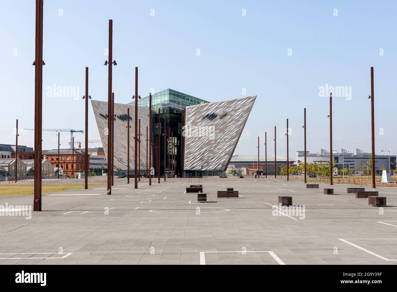 Titanic Museum Belfast Irland Stockfoto