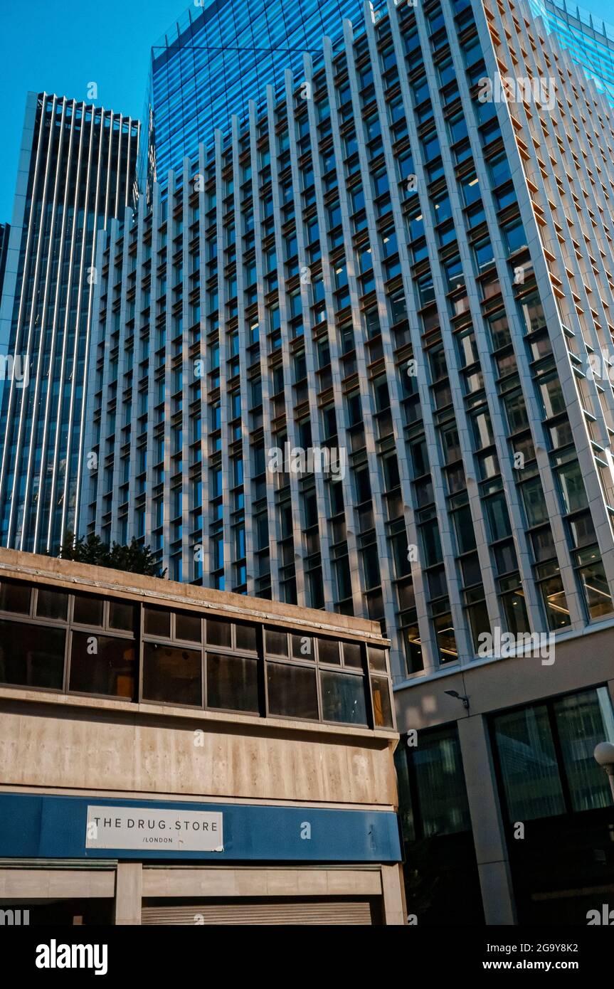 Bürogebäude in der Fenchurch Street, City of London, England - 17. Juli 2021 Stockfoto