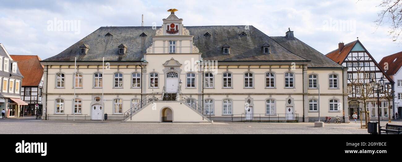 Rathaus von Lippstadt, Westfalen, Nordrhein-Westfalen, Deutschland, Europa Stockfoto