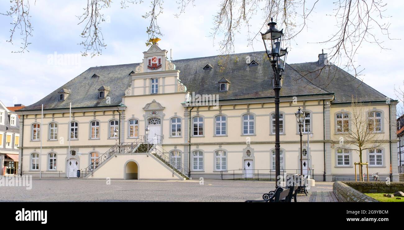 Rathaus von Lippstadt, Westfalen, Nordrhein-Westfalen, Deutschland, Europa Stockfoto