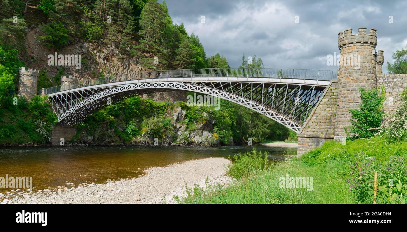 Craigellachie Bridge, Aberlour, Schottland Stockfoto