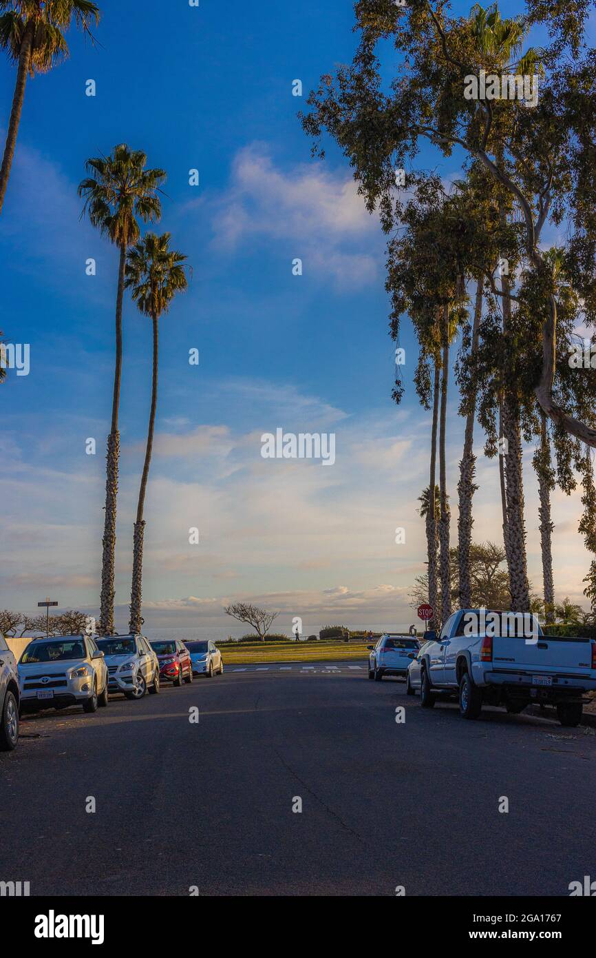 Ein warmer Dezember in Santa Barbara, Kalifornien Stockfoto