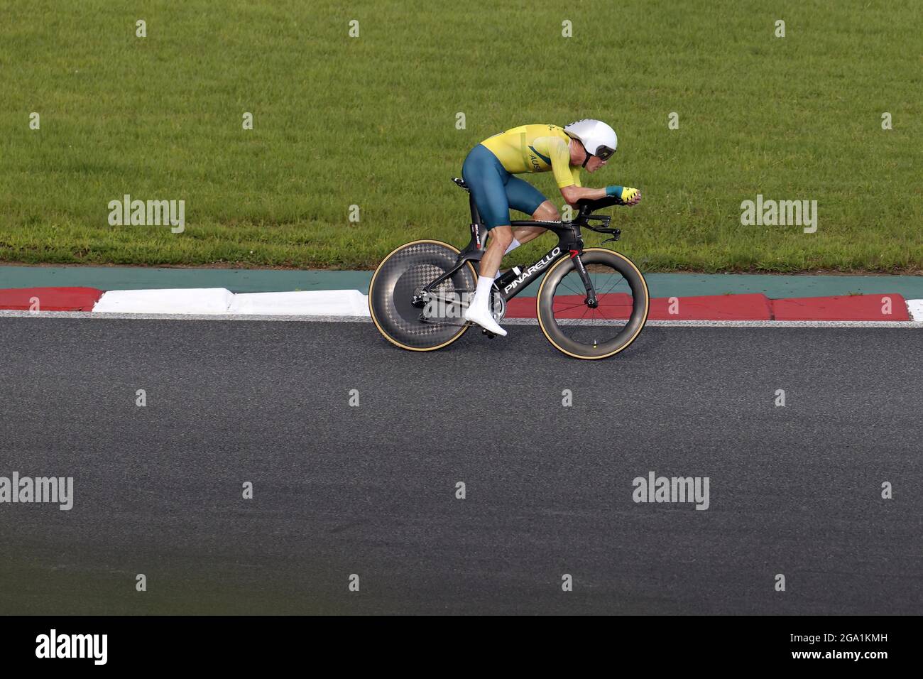 Tokio, Japan. Juli 2021. DENNIS Rohan (AUS) 3. Bronzemedaille während der Olympischen Spiele Tokio 2020, Radrennen Individual Time Trial der Männer am 28. Juli 2021 auf dem Fuji International Speedway in Oyama, Japan - Foto Kishimoto/DPPI/LiveMedia Kredit: Unabhängige Fotoagentur/Alamy Live News Stockfoto