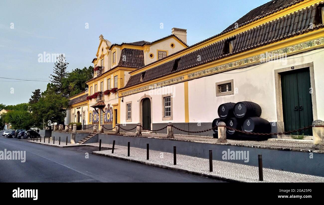 Jose Maria Da Fonseca Wines House, altes Herrenhaus, Weingut und Museum, Azeitao, Portugal Stockfoto