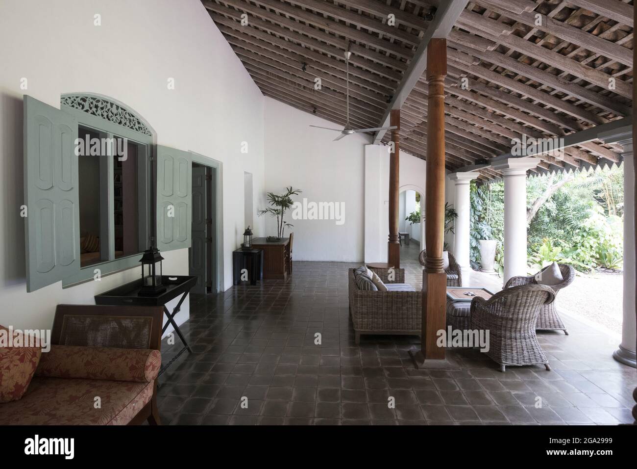 Das Wallawwa, ein Boutique-Hotel in der Nähe von Colombo, Sri Lanka Stockfoto