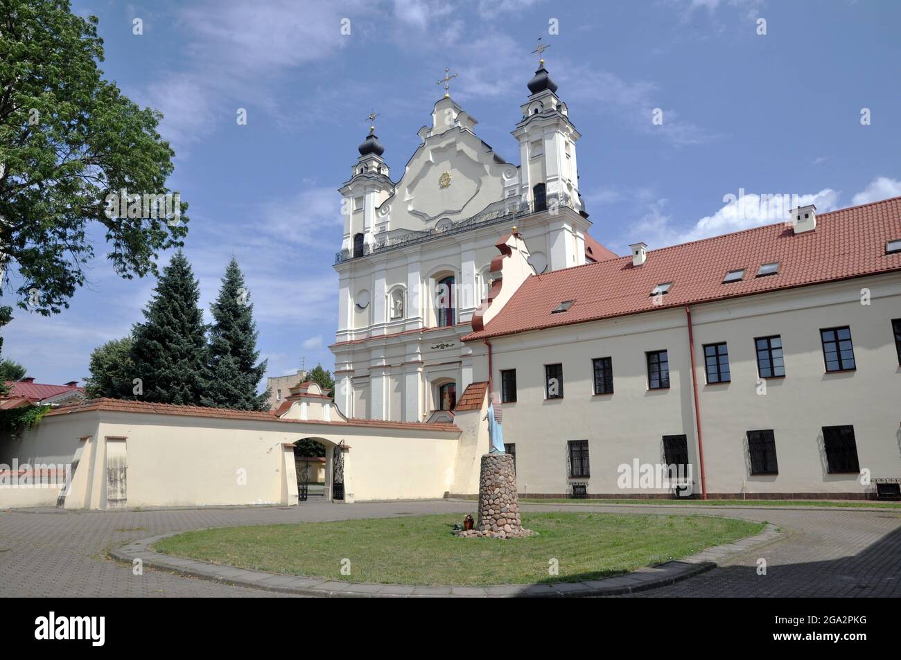 Kirche Mariä Himmelfahrt in Pinsk, Republik Weißrussland. Stockfoto
