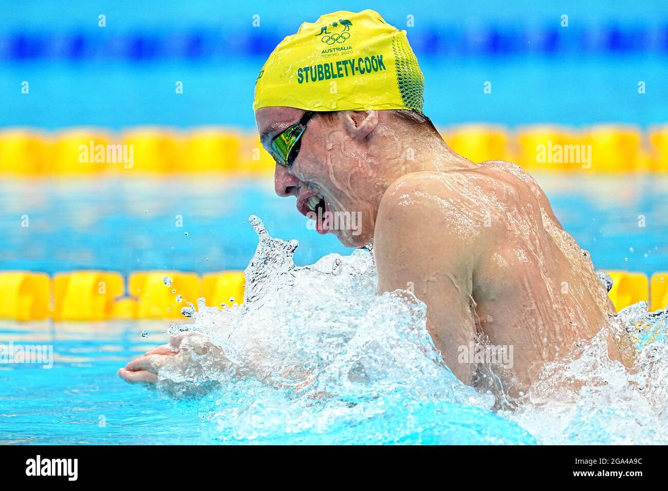Tokio, Japan. Juli 2021. Schwimmen Olympische Spiele, Männer, 200 m Brustschwimmen, Männer