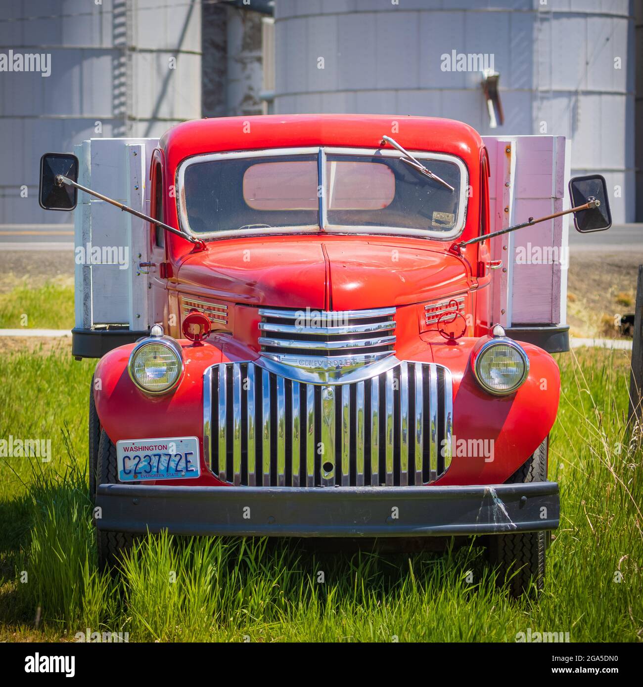 Alte LKW im Palouse Gebiet im Südosten von Washington und im Norden von Zentral-Idaho Stockfoto