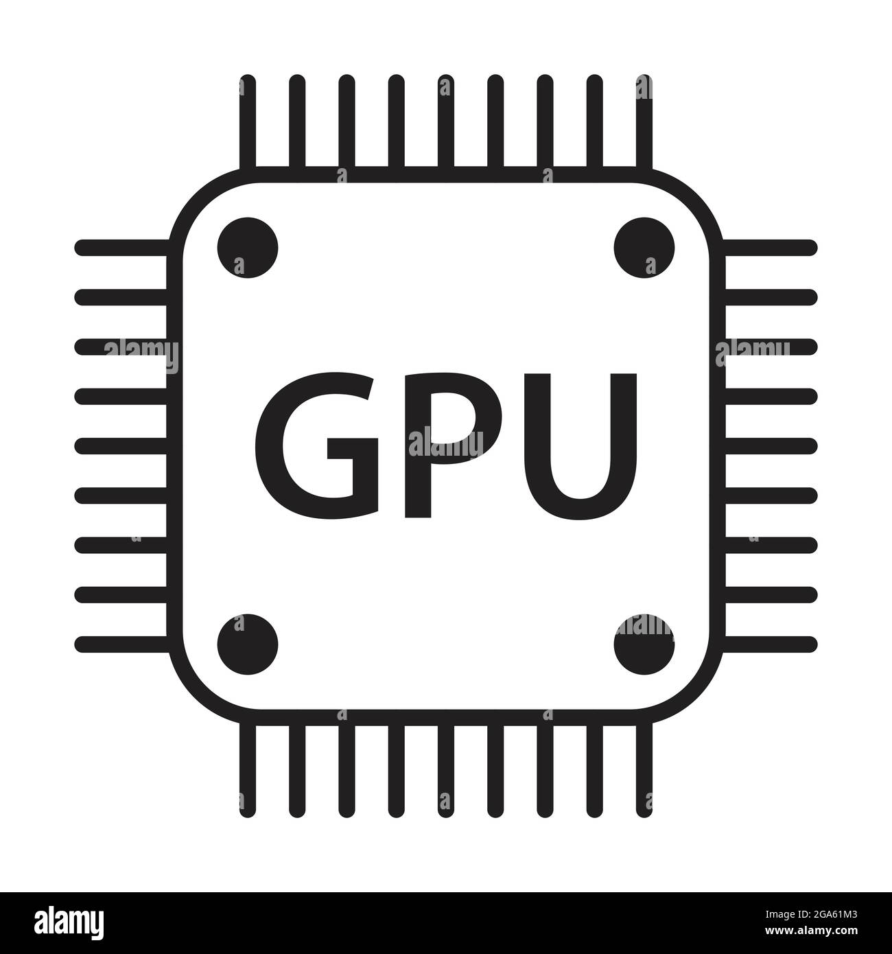 Gpu symbol Stock-Vektorgrafiken kaufen - Alamy