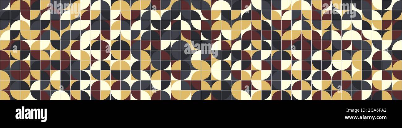 Abstrakte geometrische generative Illustrationen Stock Vektor