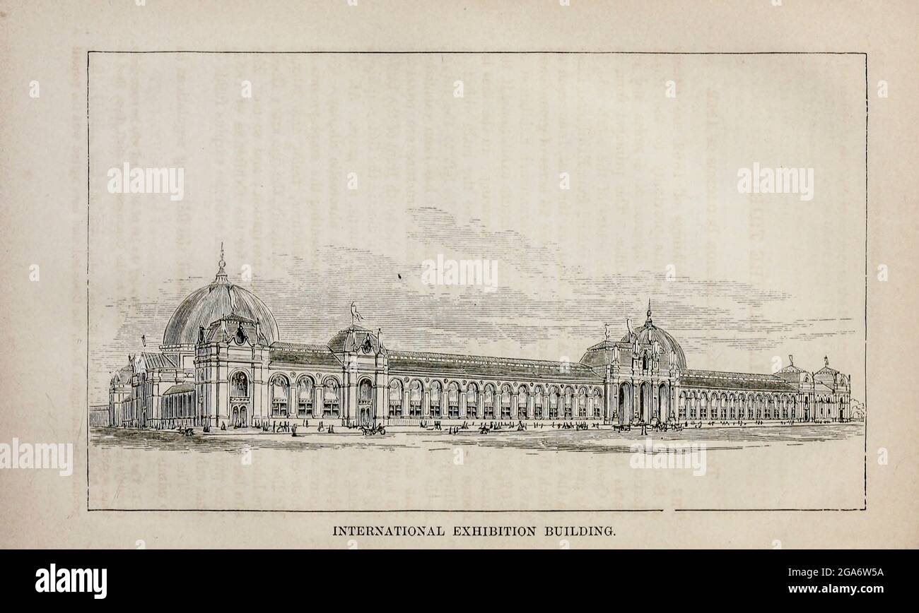 Aus dem Buch "London und seine Umgebung: Ein praktischer Führer zur Metropole und ihrer Umgebung, illustriert durch Karten, Pläne und Ansichten" von Adam und Charles Black Veröffentlicht in Edinburgh von A. & C. Black 1862 Stockfoto