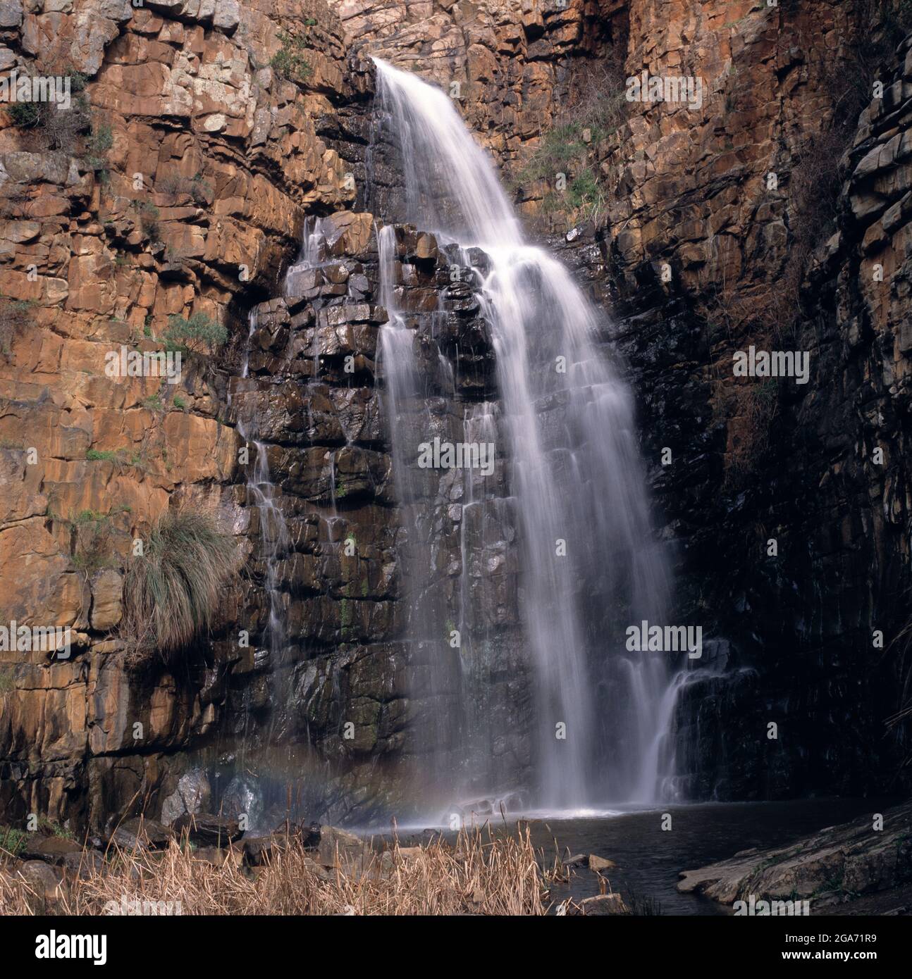Südaustralien. Adelaide Hills. Morialta Falls. Stockfoto