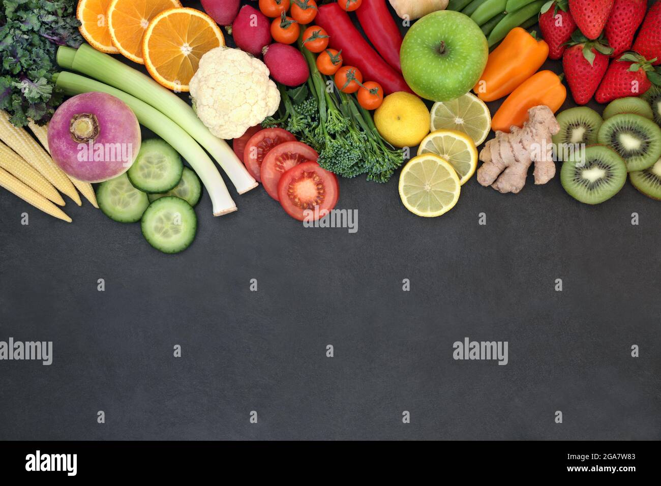 Pflanzenbasierte vegane Gesundheitsnahrung für Fitness. Gesundes Konzept für nachhaltige Lebensmittel mit hohem Nährwert. Stockfoto