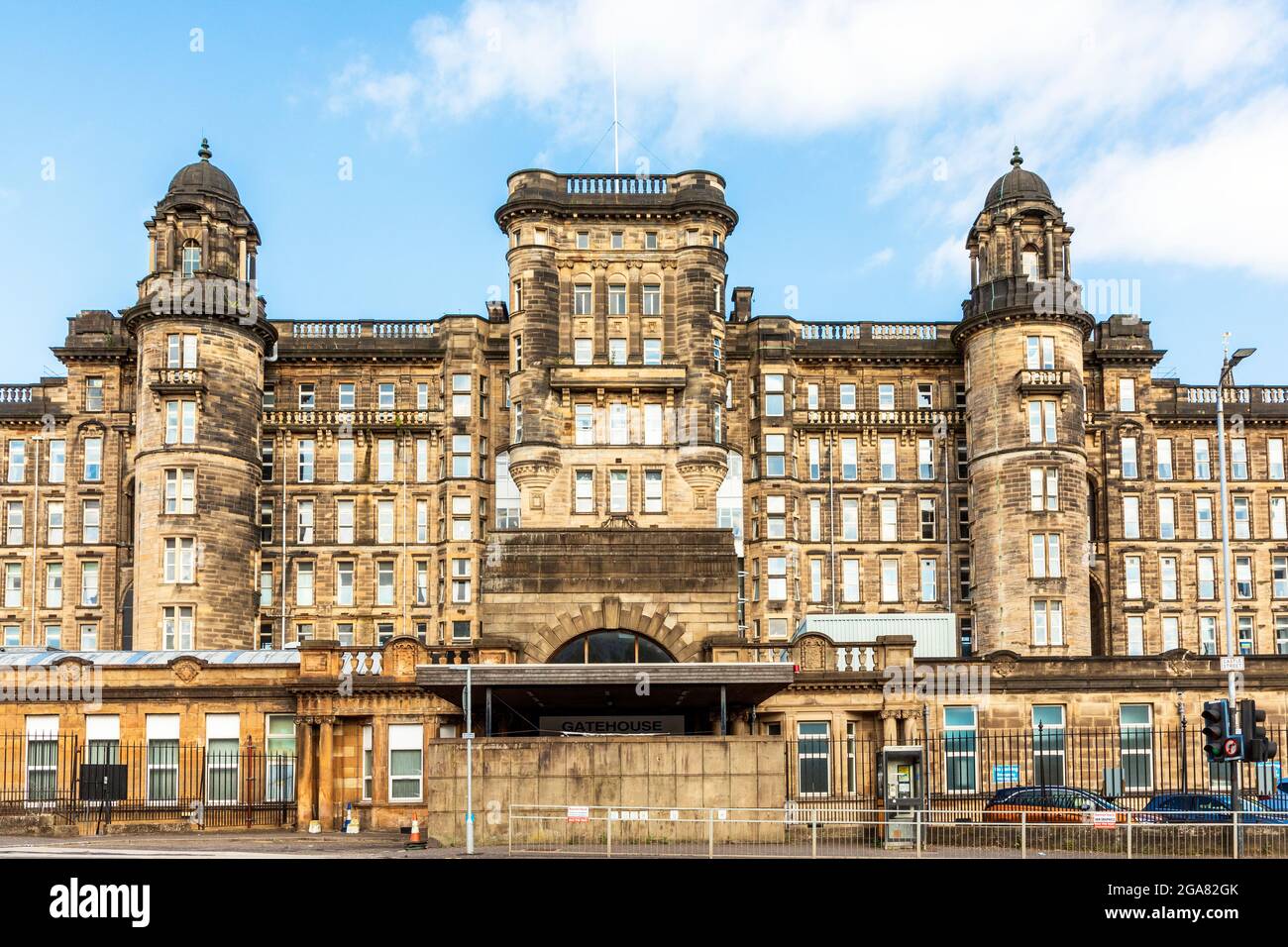 Glasgow Royal Infirmary, Hospital, High Street, Glasgow, Schottland, Entworfen von Robert und John Adam, Architekten, und eröffnet 1794 Stockfoto