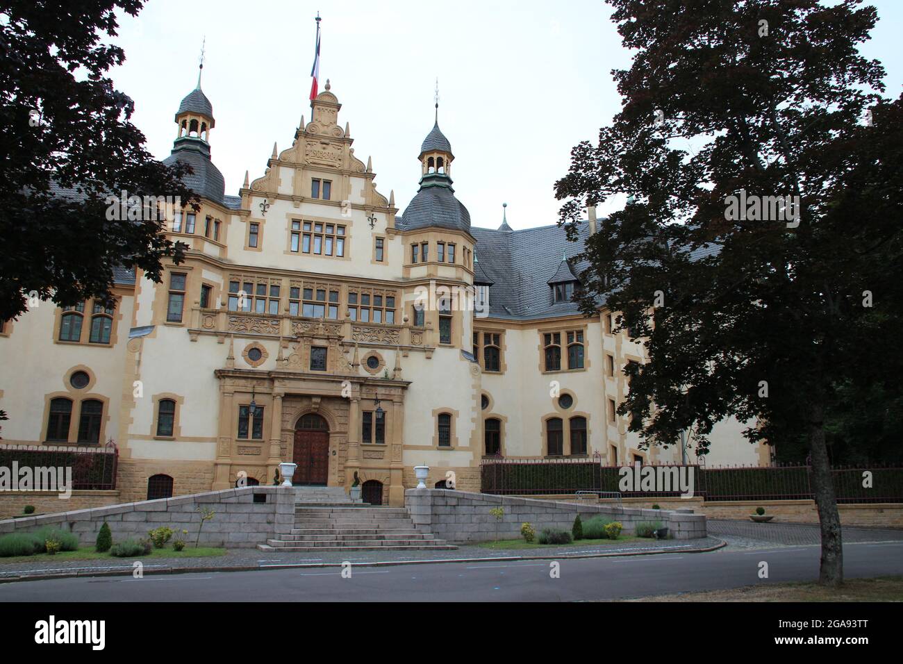 Gouverneurspalast in metz in lothringen (frankreich) Stockfoto