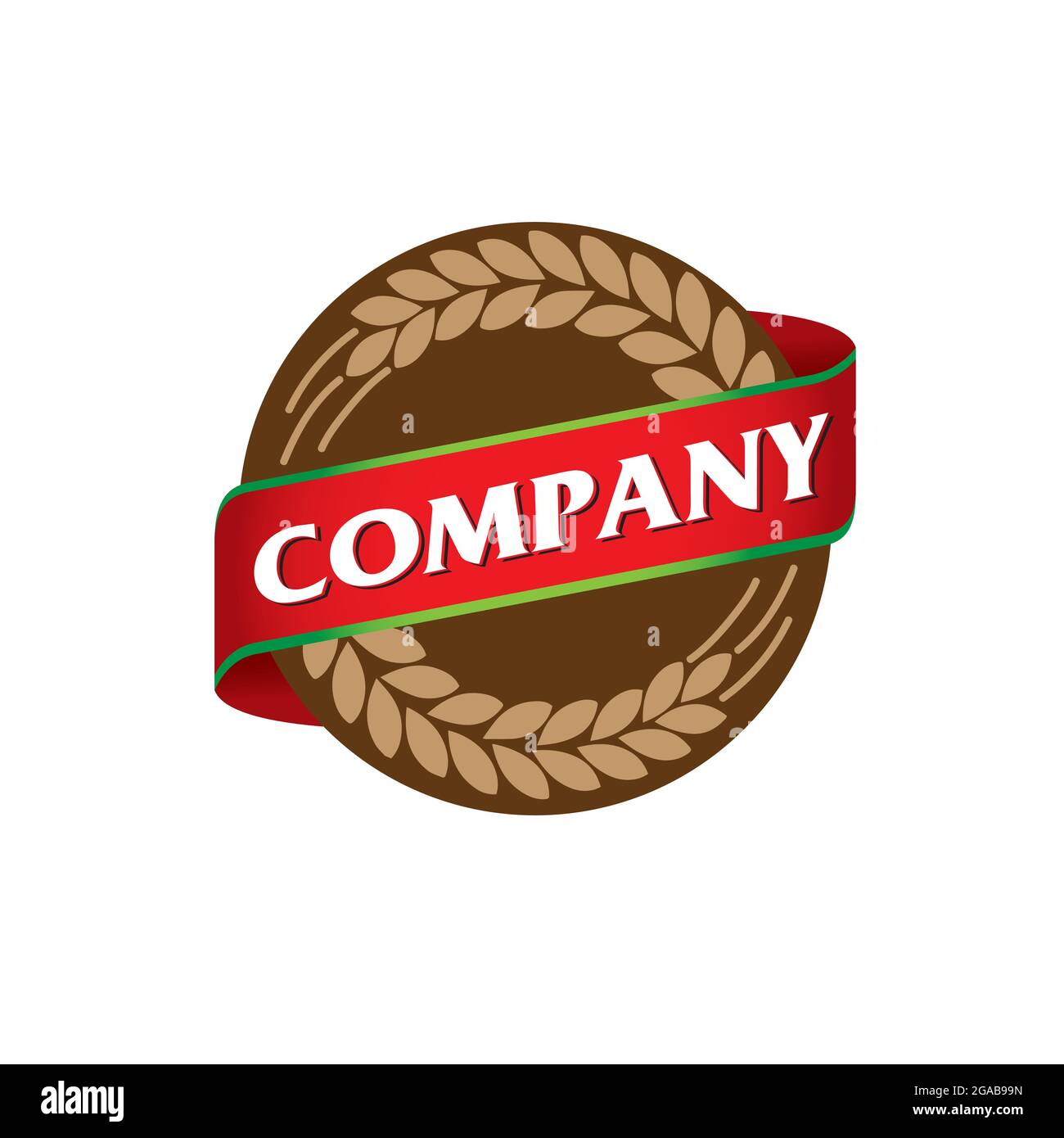 Logo des Bakery Emblems Stock Vektor