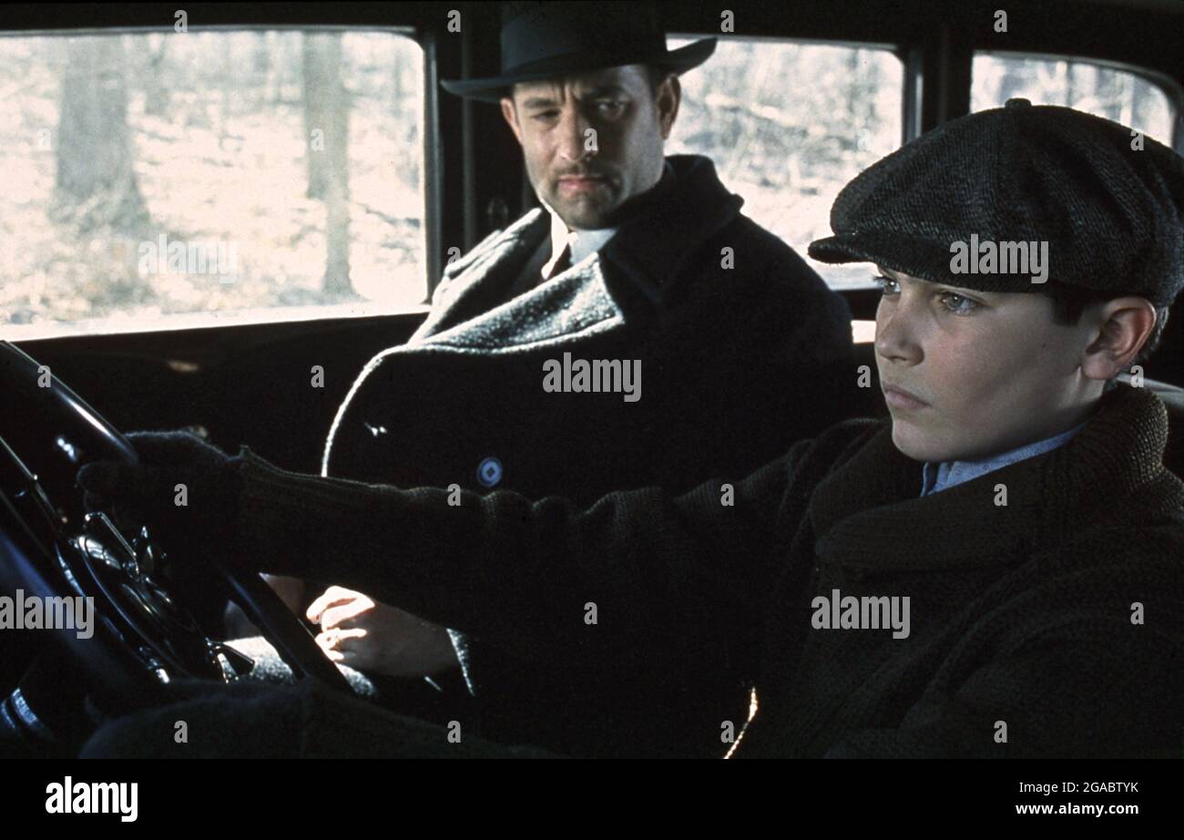 Road to Perdition Jahr : 2002 - USA Regie : Sam Mendes Tom Hanks, Tyler Hoechlin Stockfoto