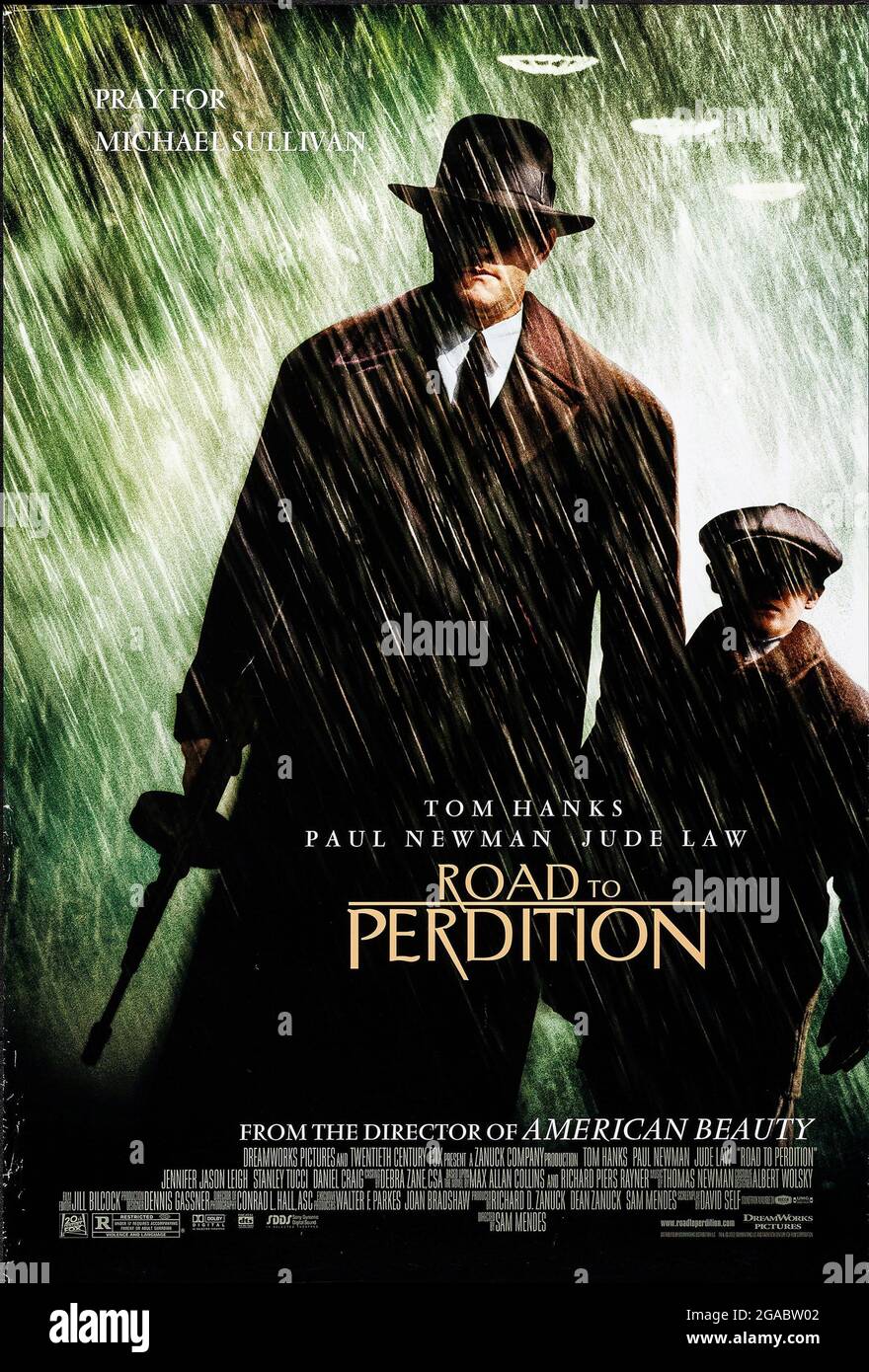 Road to Perdition Jahr : 2002 - USA Regie : Sam Mendes Amerikanisches Poster Stockfoto