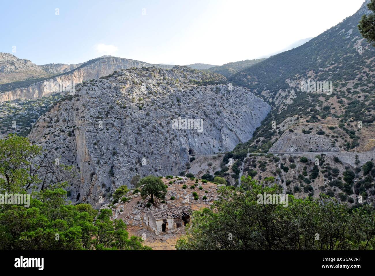 Desfiladero de los Gaitanes in der Sierra de Ardales, Malaga, Andalusien, Spanien Stockfoto