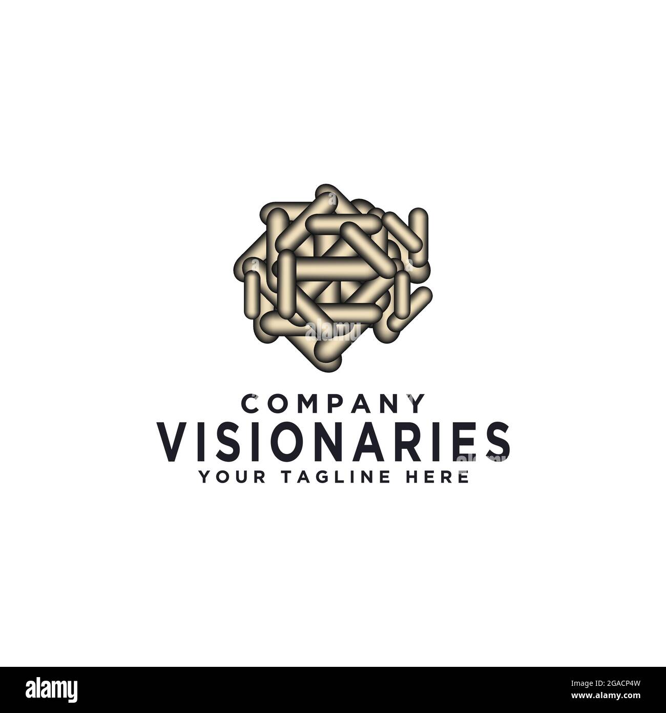 Klassische Art Deco of Eye für Illuminati, Illusion, Geheimnis, Schatz, Magie, Vision, Mystery, visuelles und optisches Logo-Design Stock Vektor