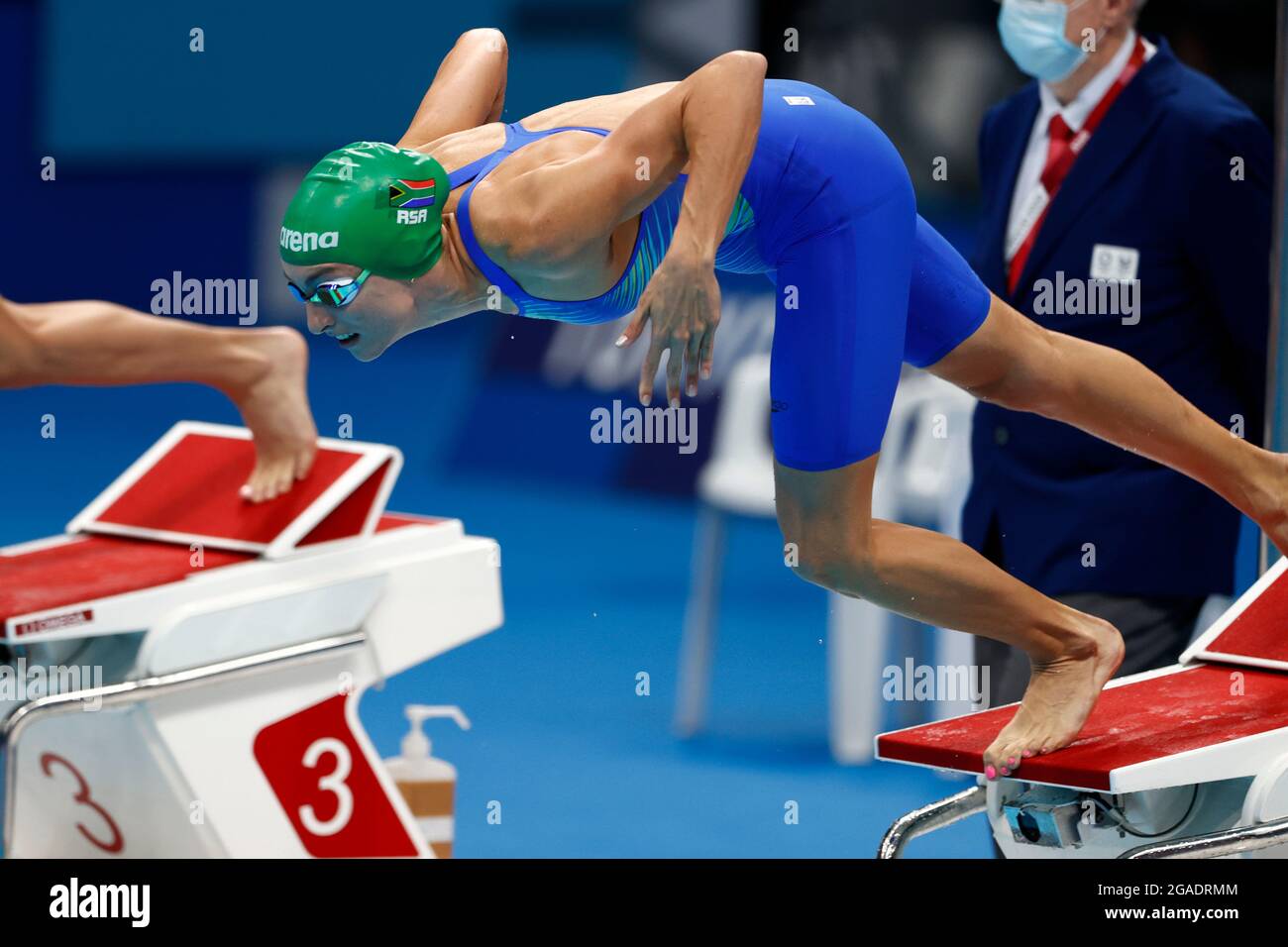 Tatjana SCHOENMAKER (RSA), Action, Schwimmen, 200 m Breaststroke für Frauen, Finale, Schwimmen Frauen 200 m Breaststroke Finale, im Tokyo Aquatics Center 07/30/2021, Olympische Sommerspiele 2020, von 07/23 bis 2021. - 08.08.2021 in Tokio/Japan. Stockfoto