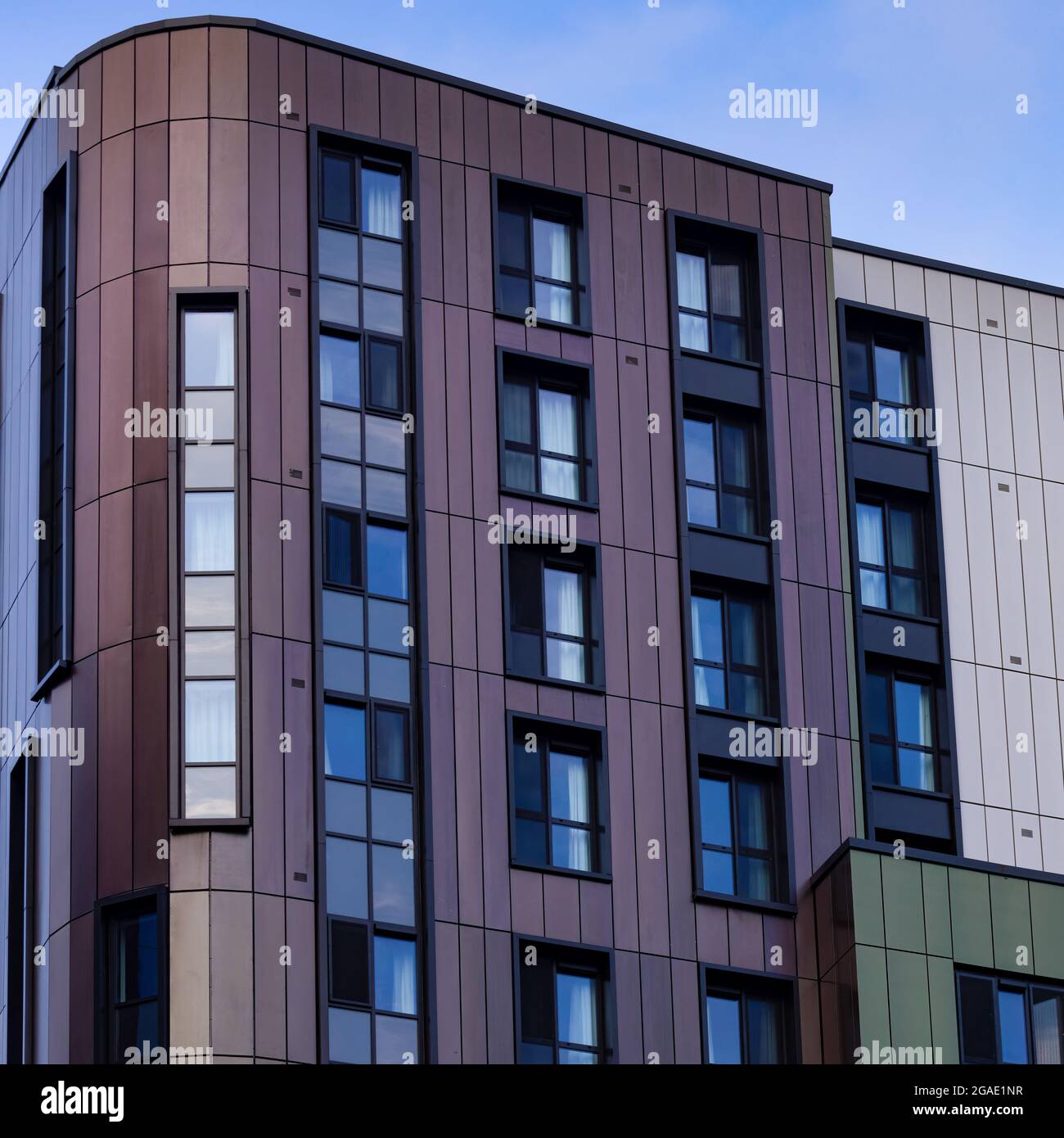 Bournemouth architektonisches Design aus der Nähe Stockfoto