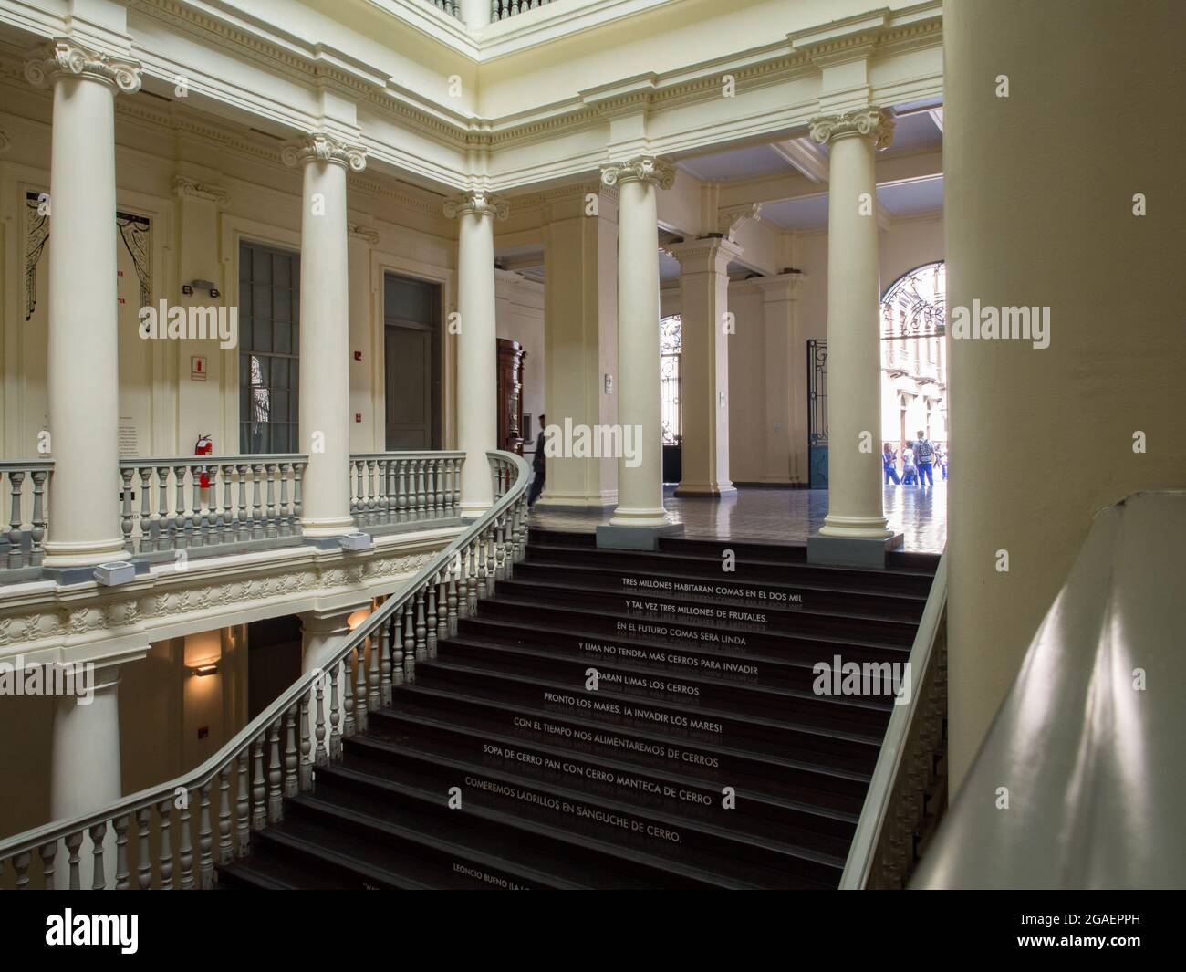 Lima, Peru Mai. , 2016 Interieur der Casa de la Literatura Peruana