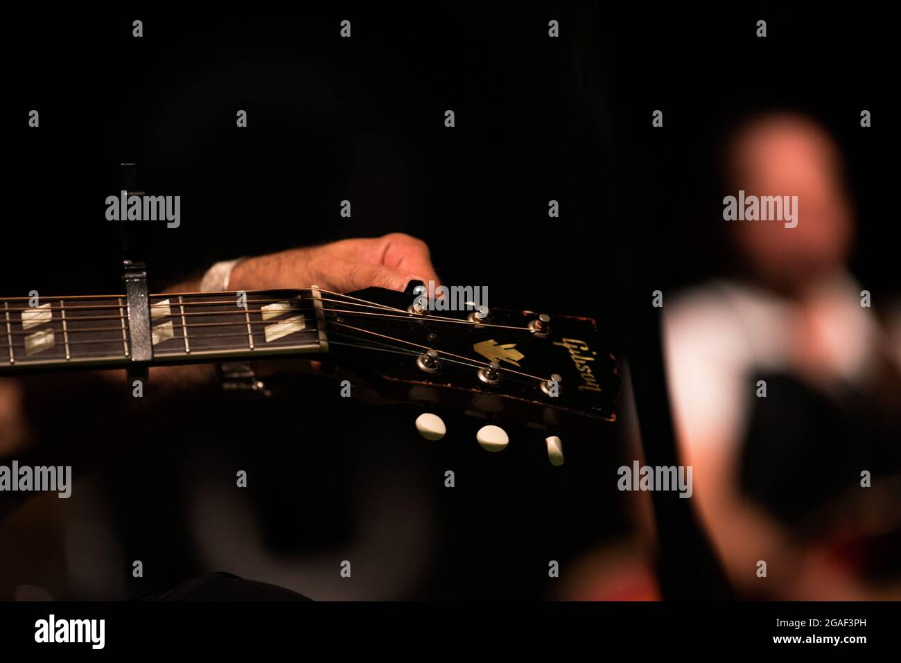 Padua, Italien. 29. Juli 2021. Dettaglio Enrico 'Drigo' Salvi Negrita durante il Concerto durante titoloEvento, Concerto in Padova, Italien, 29 luglio 2021 Credit: Independent Photo Agency/Alamy Live News Stockfoto