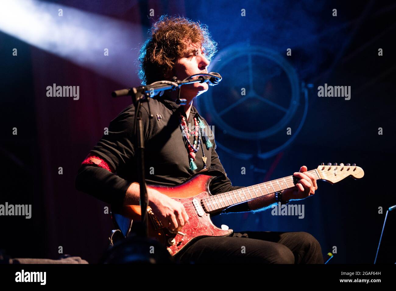 Padua, Italien. Juli 2021. Cesare 'Mac' Petricich Negrita durante il Concerto durante titoloEvento, Concerto in Padova, Italien, 29 luglio 2021 Quelle: Independent Photo Agency/Alamy Live News Stockfoto