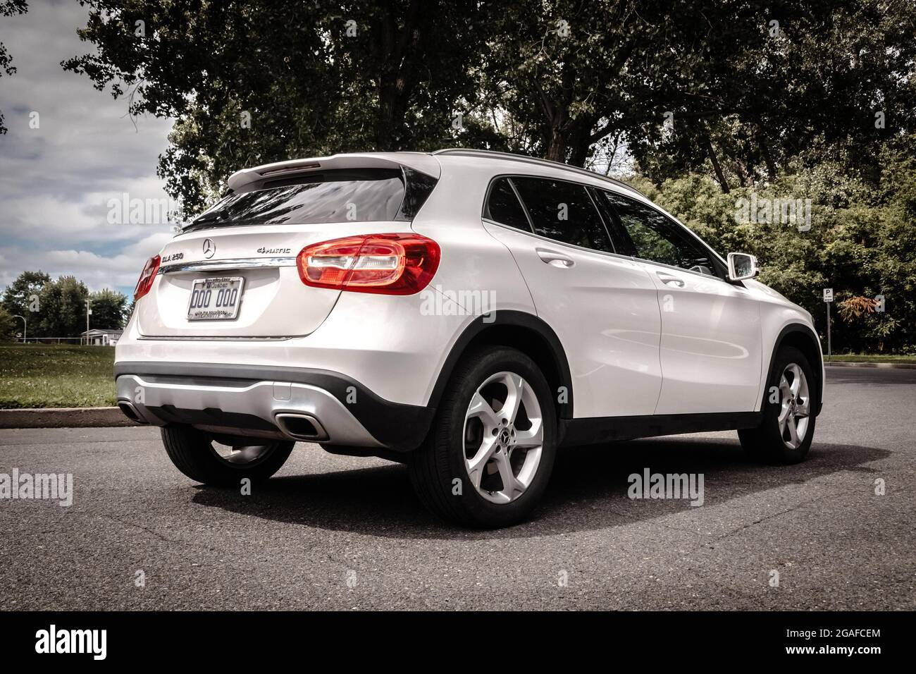 Sorel Tracy Kanada 30 Juli 21 Mercedes Benz Gla 250 19 Im Sommer Im Freien Stockfotografie Alamy