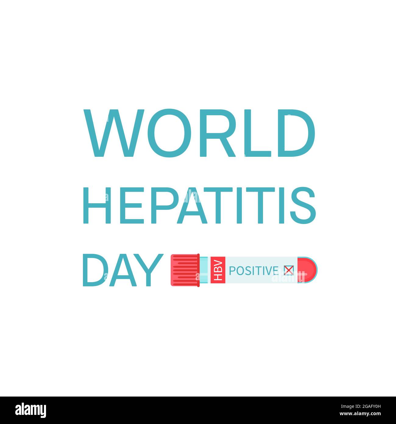 Hepatitis-Bewusstsein, konzeptionelle Illustration Stockfoto