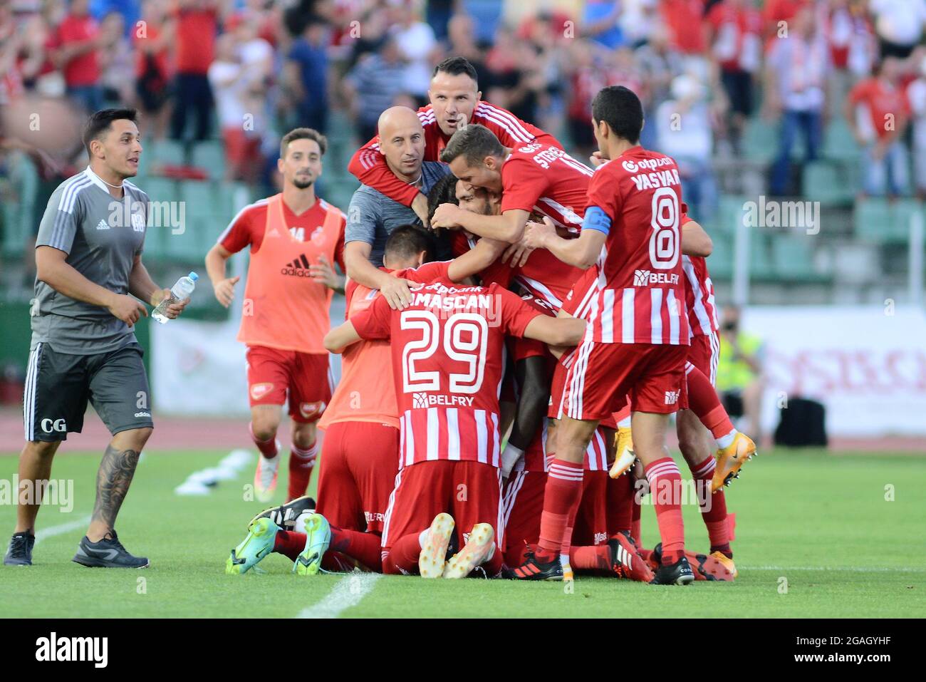Sepsi Osk Rumanien Gegen Fc Spartak Trnava Slowakei Wahrend Des Internationalen Spiels In Der Uefa Conference League 29 07 2021 Sfantu Gheorghe Rumanien Stockfotografie Alamy