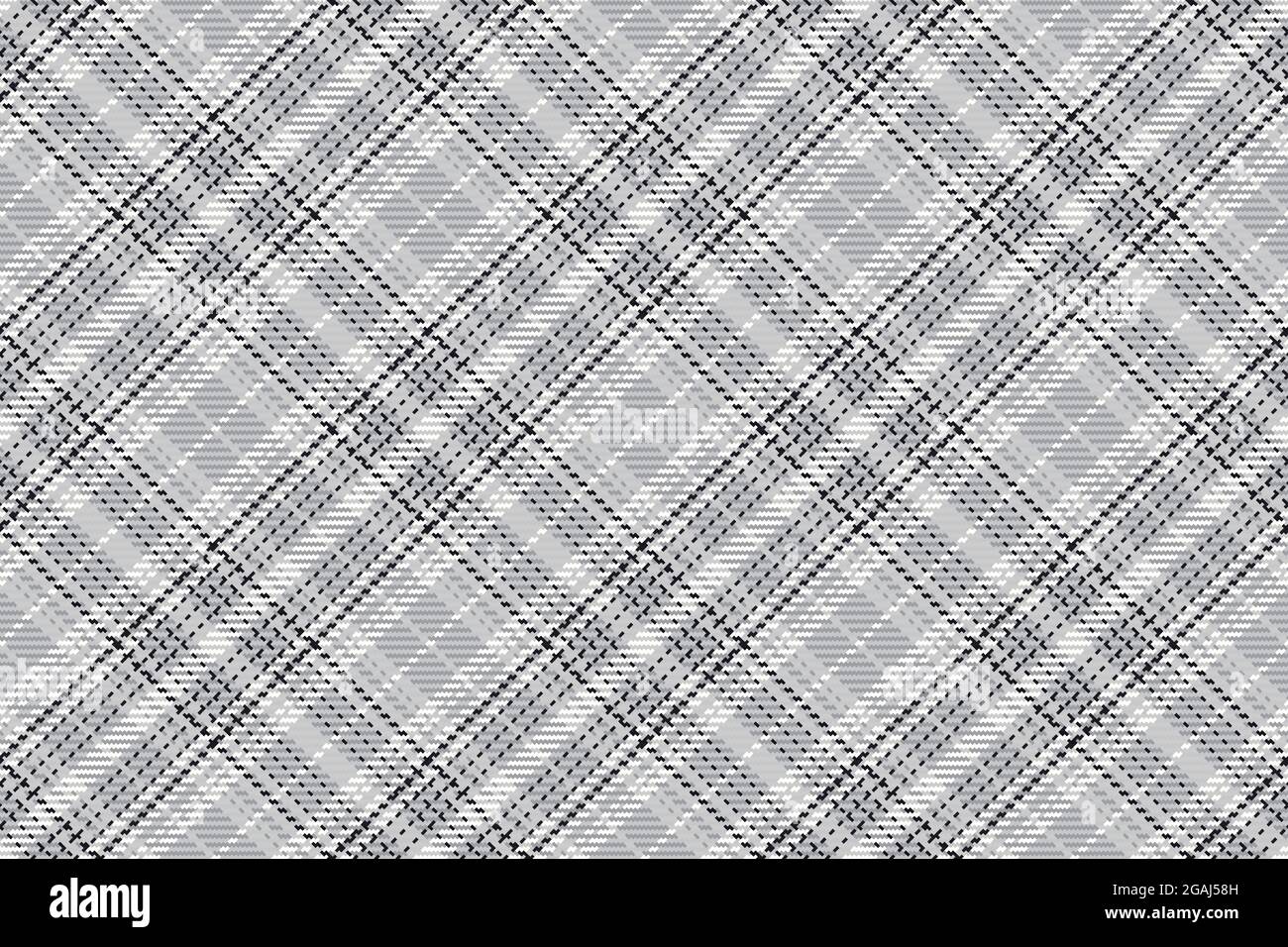 Nahtloses Muster aus schottischem Tartan-Karo. Wiederholbarer Hintergrund mit Check-Fabric-Textur. Flache Vektor-Kulisse mit gestreiftem Textildruck. Stock Vektor