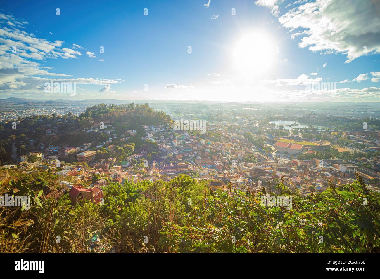 Schönstes Stadtbild von Antananarivo, Madagaskar Stockfoto