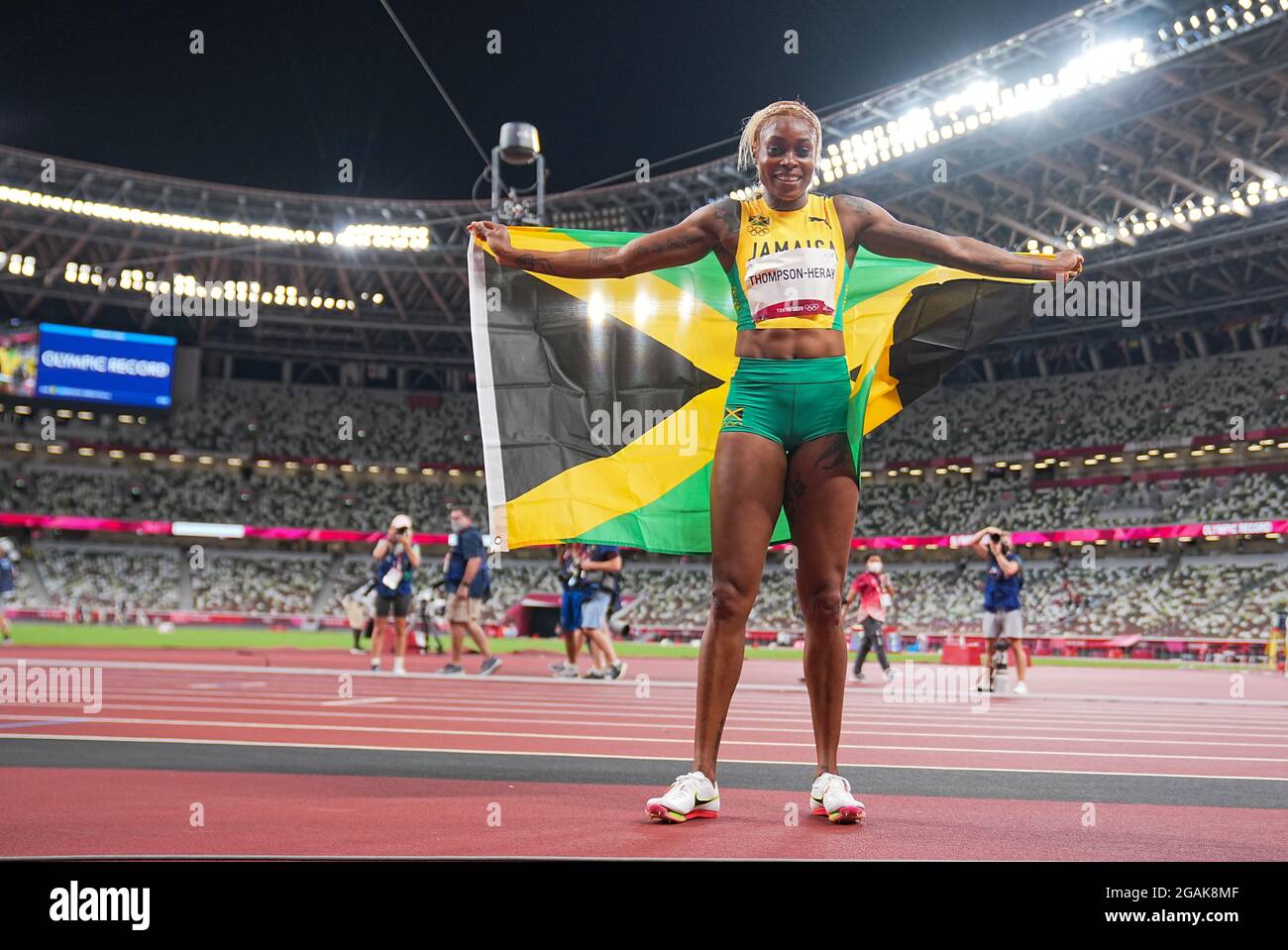 Tokio, Japan. Juli 2021. Leichtathletik Olympische Spiele, 100 m