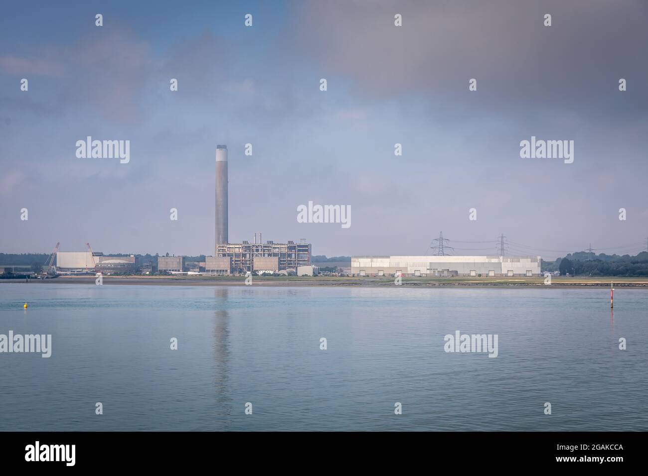 Fawley Disused Power Station, Hampshire, England, Großbritannien Stockfoto