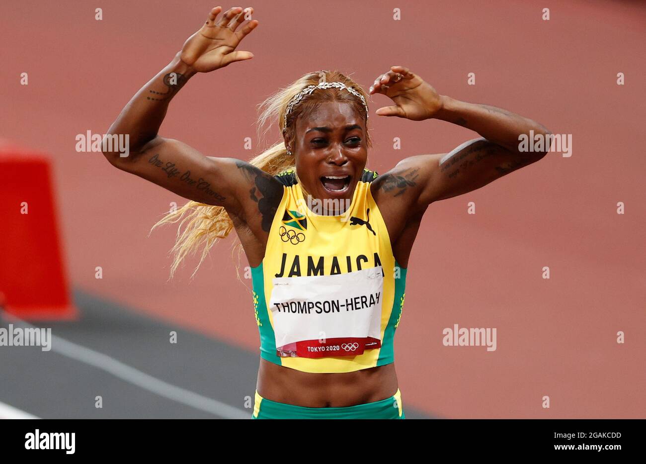 Tokio, Japan. Juli 2021. Leichtathletik Olympische Spiele, 100 m