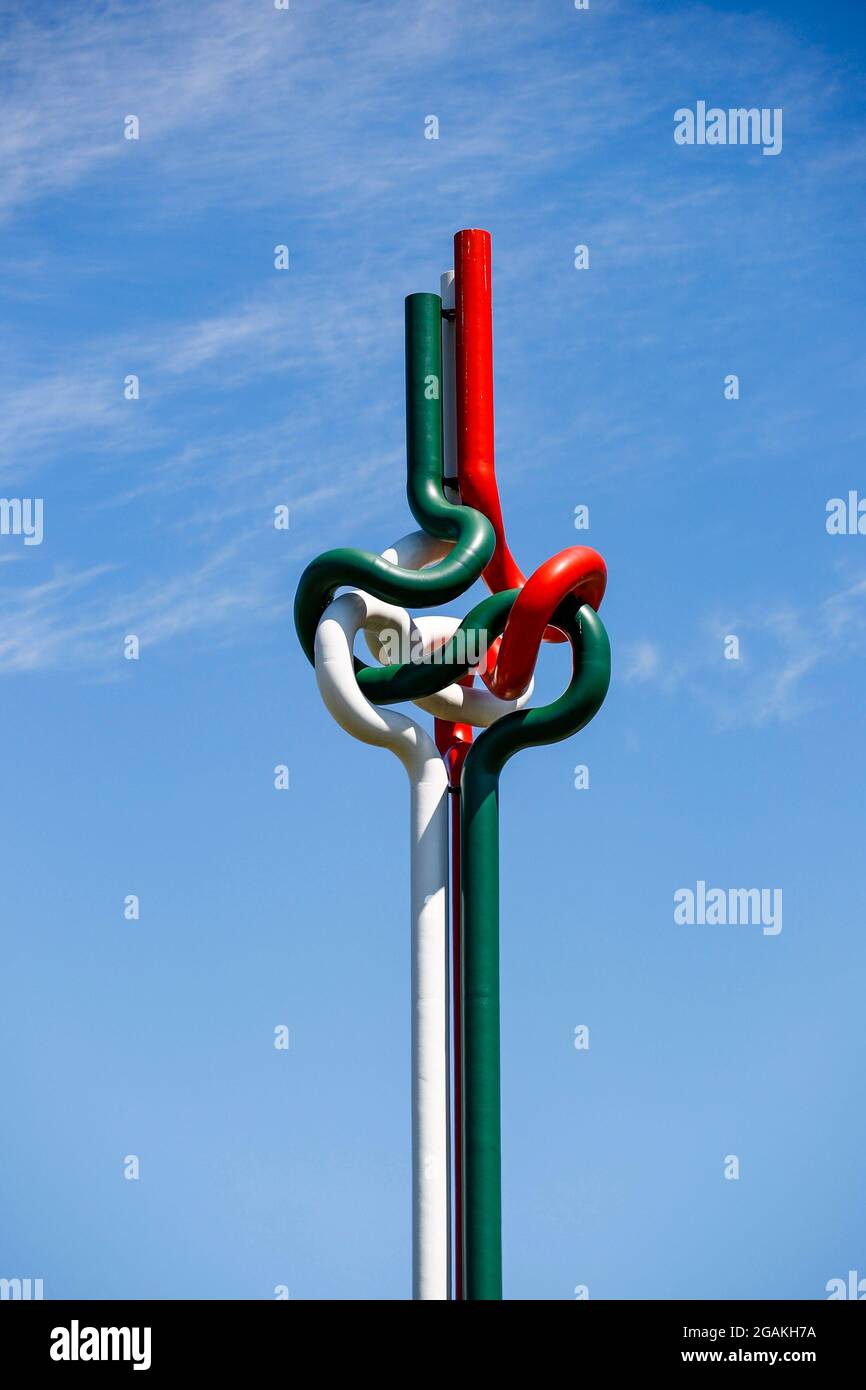 Track Impression, F1 Grand Prix von Ungarn beim Hungaroring am 29. Juli 2021 in Budapest, Ungarn. (Foto von HOCH ZWEI) Stockfoto