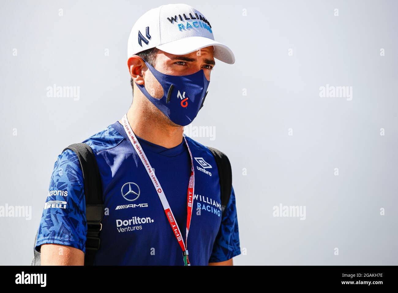 # 6 Nichola Latifi (CAN, Williams Racing), F1 Grand Prix von Ungarn auf dem Hungaroring am 30. Juli 2021 in Budapest, Ungarn. (Foto von HOCH ZWEI) Stockfoto