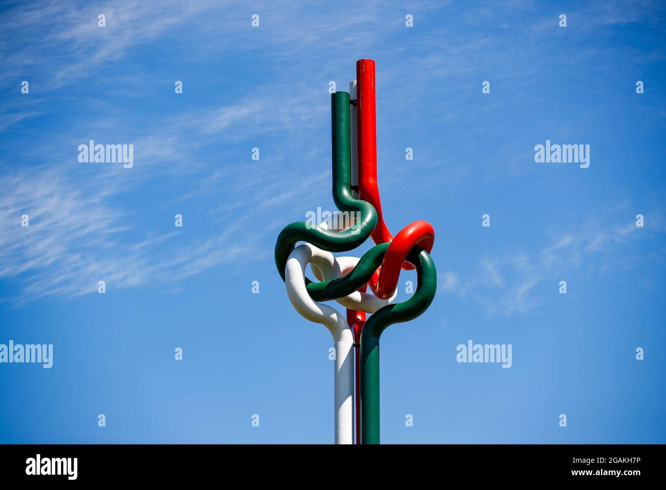 Track Impression, F1 Grand Prix von Ungarn beim Hungaroring am 29. Juli 2021 in Budapest, Ungarn. (Foto von HOCH ZWEI) Stockfoto