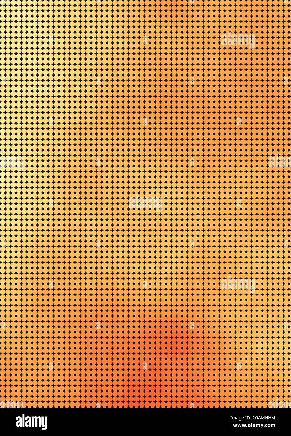 Abstrakte geometrische Farbpixel generative Kunstdarstellung Stock Vektor