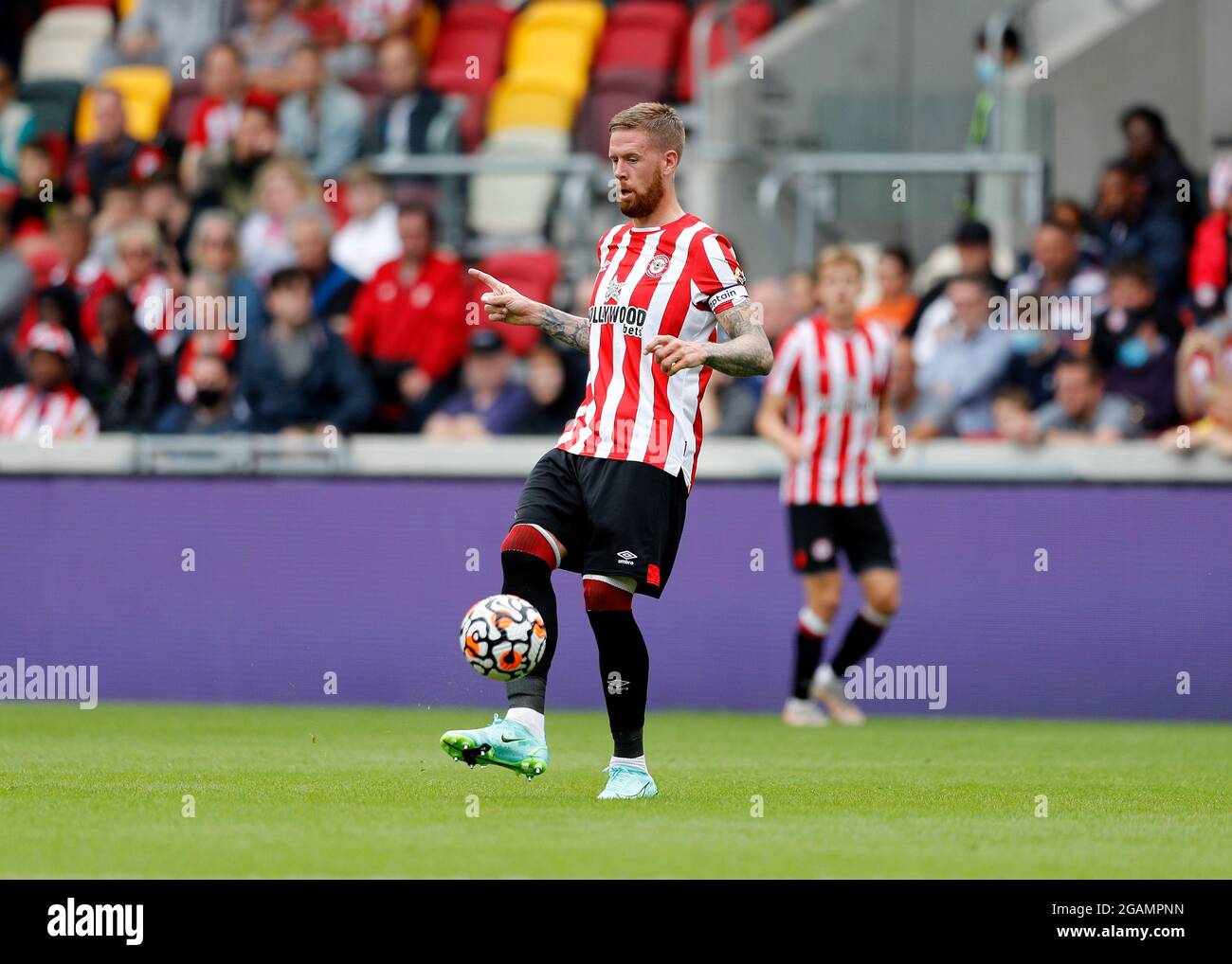 Brentford Community Stadium London Grossbritannien Juli 2021 Pre Season Friendly Football Brentford Fc Gegen West Ham United Pontus Jansson Von Brentford Credit Action Plus Sports Alamy Live News Stockfotografie Alamy